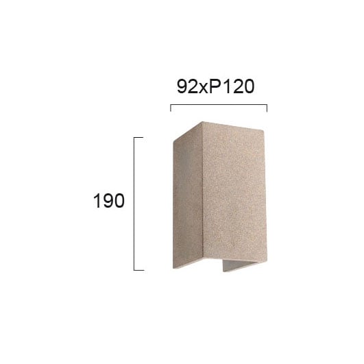 Απλίκα Led Εξωτερικού Χώρου Viokef Patrick Grey 4240900 Φωτιστικά Τοίχου Απλίκες Spitishop
