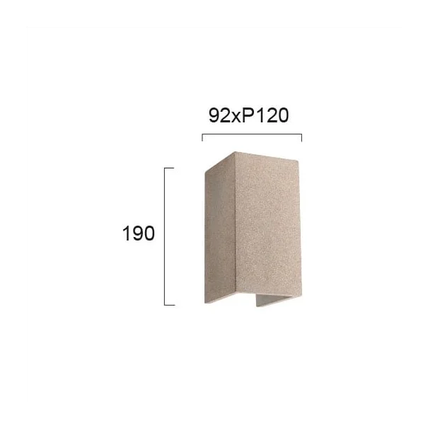Απλίκα LED Εξωτερικού Χώρου Viokef Patrick Grey 4240900