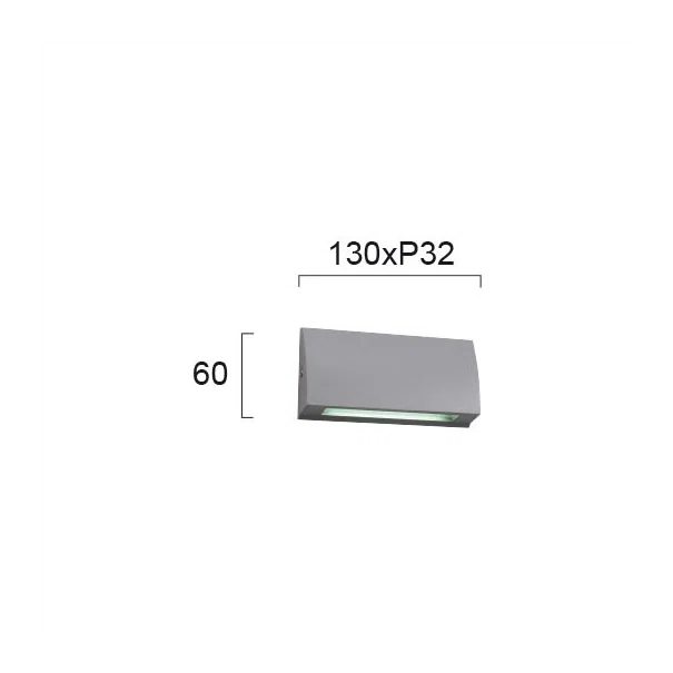 Απλίκα LED Εξωτερικού Χώρου Viokef Tech 4155900