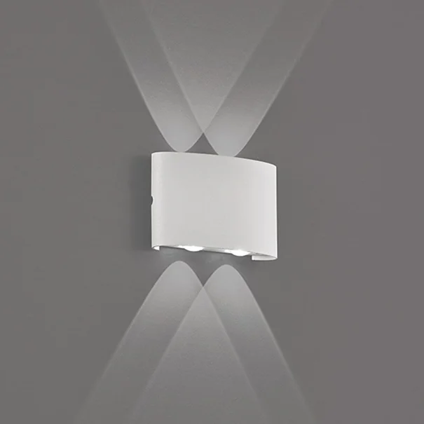 Απλίκα LED Εξωτερικού Χώρου Viokef Twist White 4211000