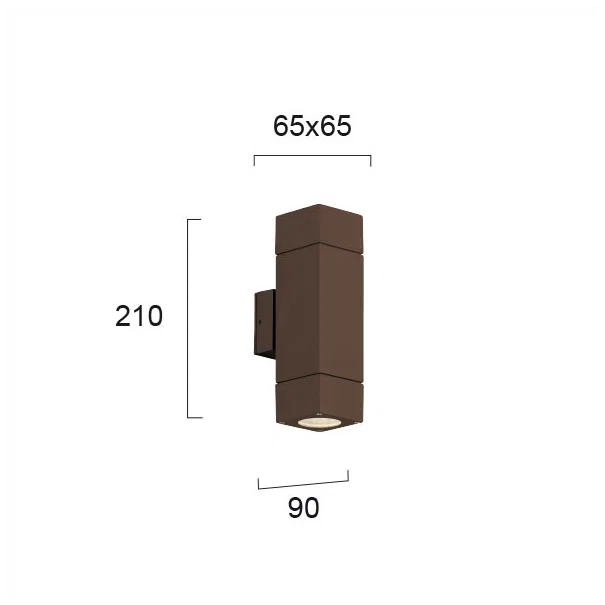Απλίκα Εξωτερικού Χώρου Viokef Paros Brown 4053702