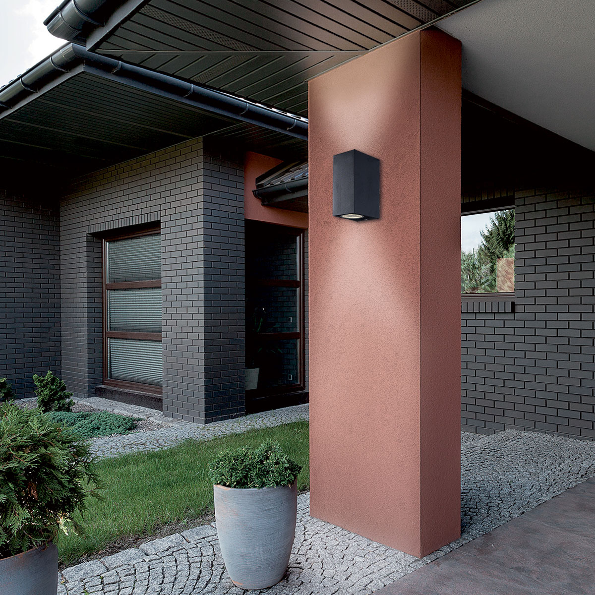 Απλίκα Εξωτερικού Χώρου Viokef Tilos Anthracite 4099400