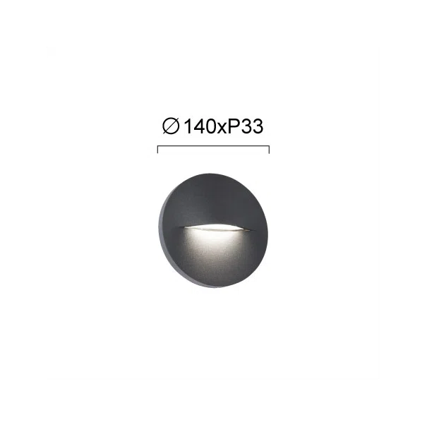 Απλίκα LED Εξωτερικού Χώρου Viokef Vita Anthracite 4298300