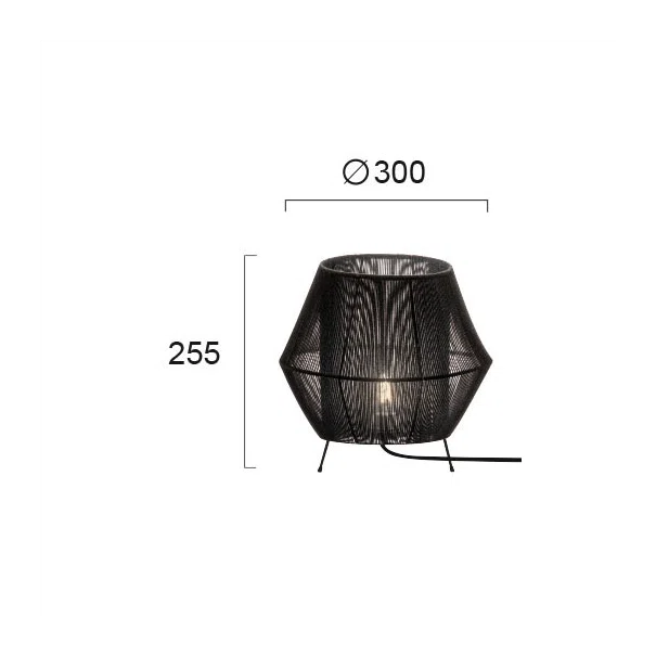 Πορτατίφ Viokef Zaira Black 4214201