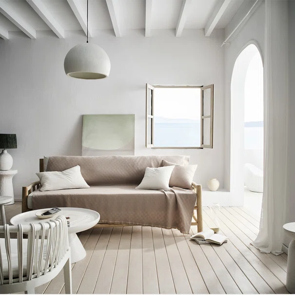 Ριχτάρι Πολυθρόνας (180x180) Gofis Home Ilania Sand Beige 318/05