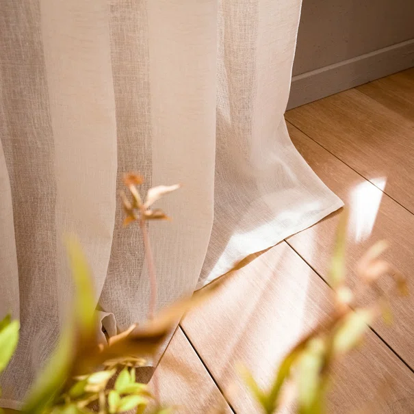 Κουρτίνα (140x280) Με Τρουκς Gofis Home Combe Beige SS24 502/06