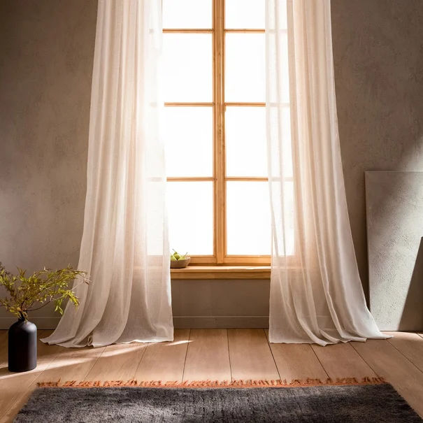 Κουρτίνα (140x295) Με Τρέσα Gofis Home Combe Beige SS24 502/06