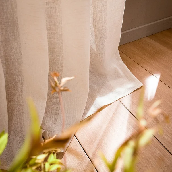 Κουρτίνα (140x295) Με Τρέσα Gofis Home Combe Beige SS24 502/06