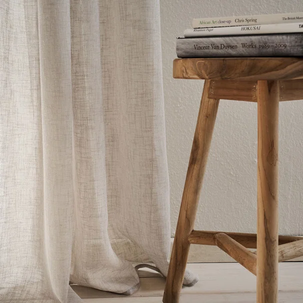 Κουρτίνα (140x280) Με Τρουκς Gofis Home Combe Willow Elephant Grey 502/45