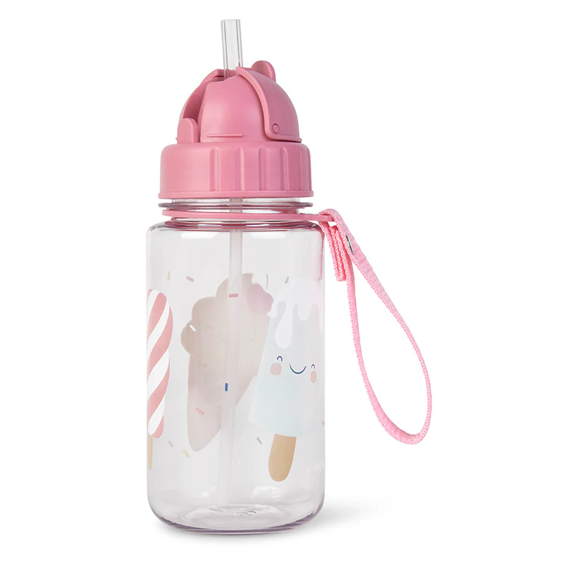 Παγούρι 400ml Με Καλαμάκι Saro Ice Creams 74006