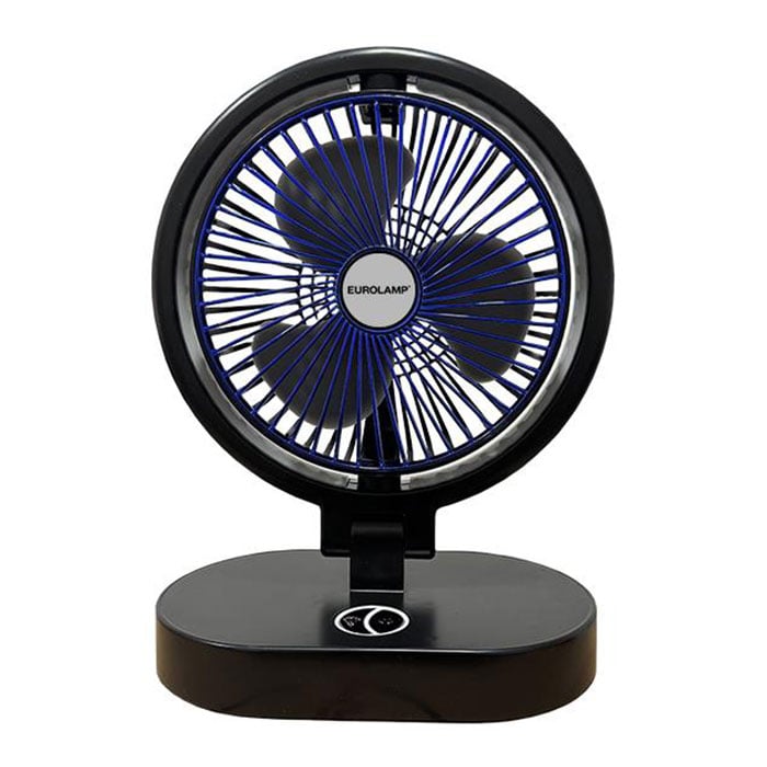 Ανεμιστήρας Επιτραπέζιος Με Φως Led USB Eurolamp 5W 300-20513