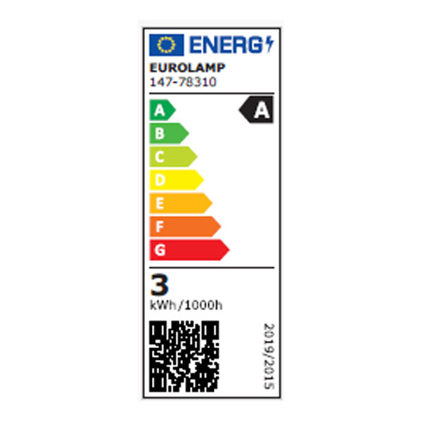 Λάμπα LED Eurolamp E27/2.5W/3000K/525Lm 147-78310