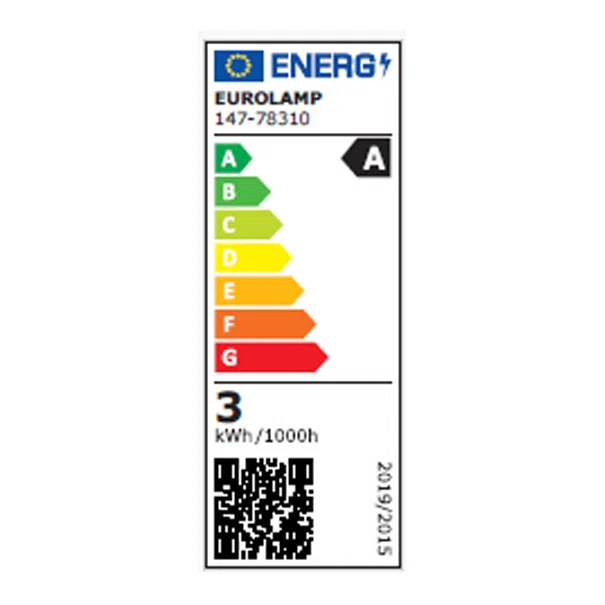 Λάμπα LED Eurolamp E27/2.5W/3000K/525Lm 147-78310