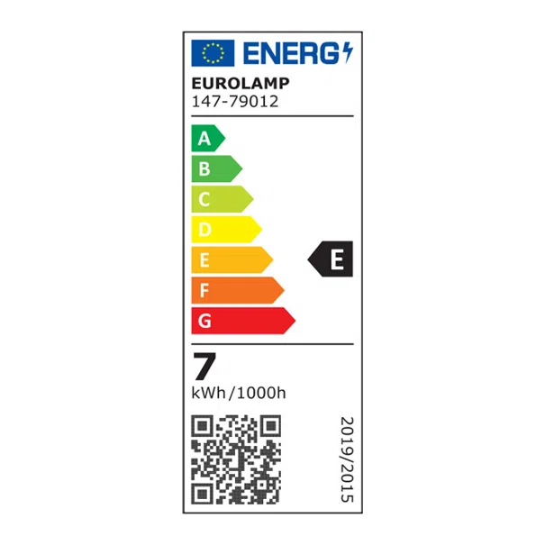 Λάμπα LED Eurolamp E27/7W/2700K/806Lm 147-79012