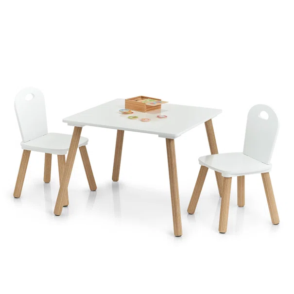 Παιδικό Τραπεζάκι + Καρέκλες (Σετ 3τμχ) Z-L Scandi White 13501