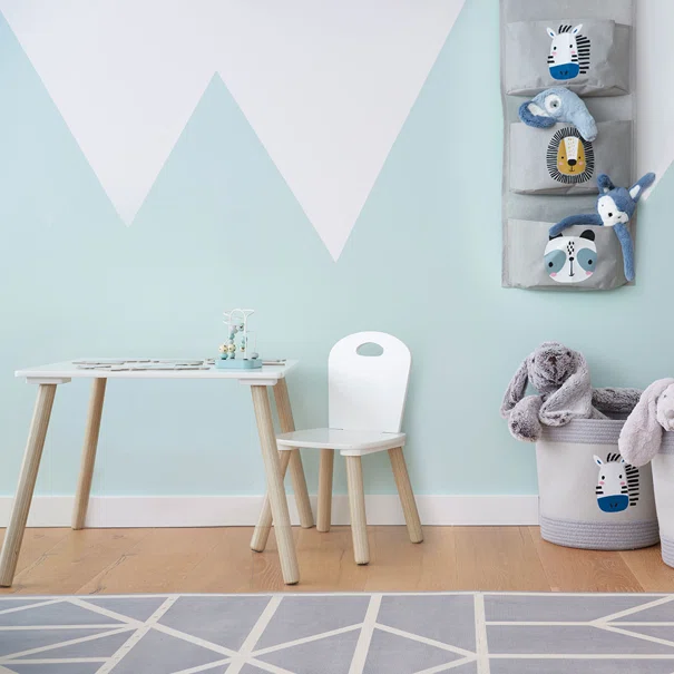 Παιδικό Τραπεζάκι + Καρέκλες (Σετ 3τμχ) Z-L Scandi White 13501