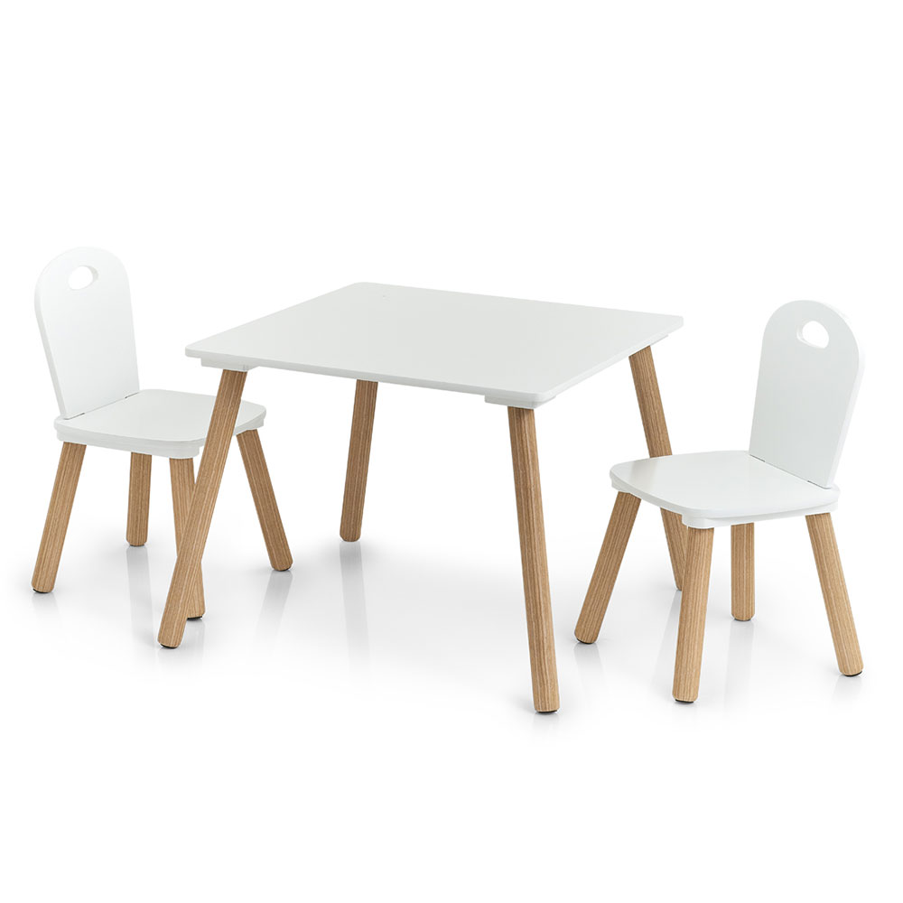 Παιδικό Τραπεζάκι + Καρέκλες (Σετ 3Τμχ) Z-L Scandi White 13501 Όσα Αγαπήσατε Περισσότερο Μόλις Ξαναήρθαν - Είναι Πάλι Εδώ τα Έπιπλα Που Spitishop