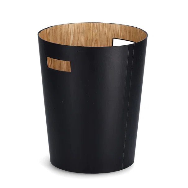Καλάθι Απορριμμάτων (Φ25x30) Z-L Black 17779