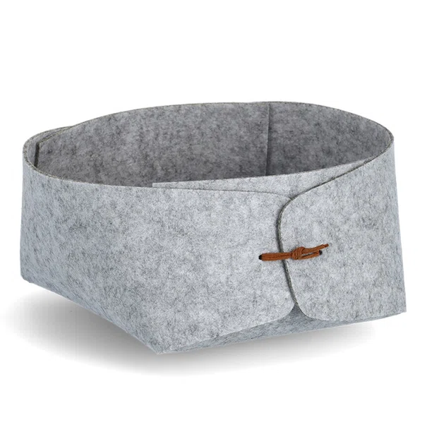 Καλάθι Αποθήκευσης (19x19x11.5) Z-L Light Grey 14454