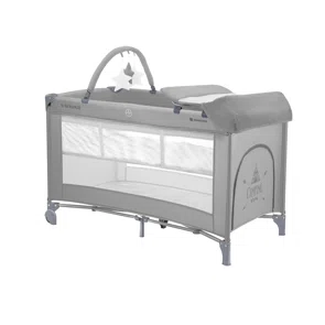 Παρκοκρέβατο 2 Θέσεων (0+ Μηνών/Έως 15kg) Kikka Boo So Gifted Plus Grey