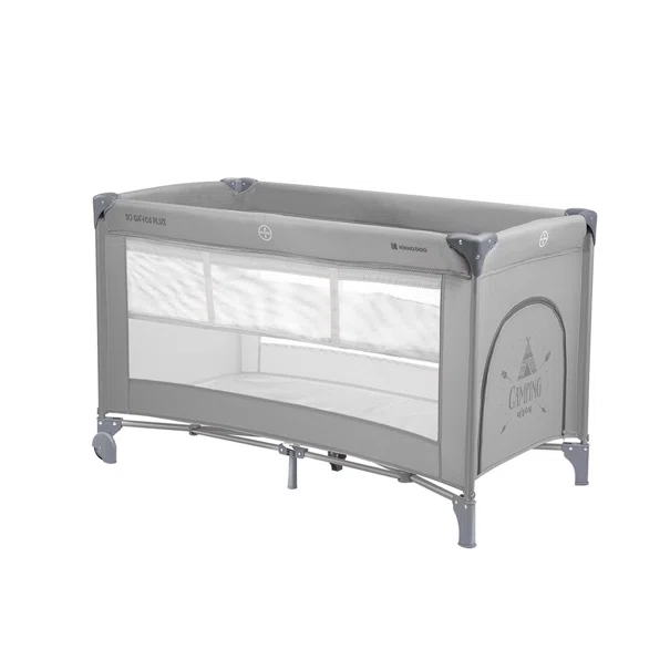 Παρκοκρέβατο 2 Θέσεων (0+ Μηνών/Έως 15kg) Kikka Boo So Gifted Plus Grey