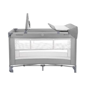 Παρκοκρέβατο 2 Θέσεων (0+ Μηνών/Έως 15kg) Kikka Boo So Gifted Plus Grey
