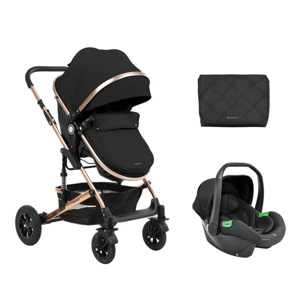 Πολυκαρότσι 3 Σε 1 (0+ Μηνών/ Έως 22kg) Kikka Boo Amaia Black 2024