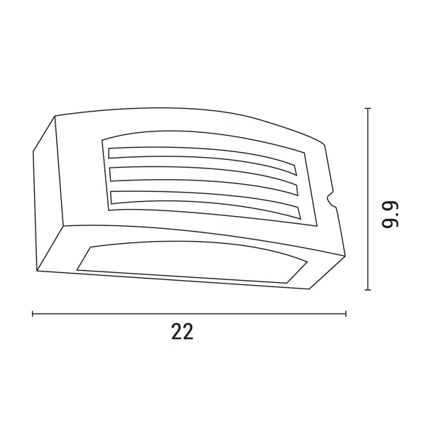 Απλίκα Εξωτερικού Χώρου Eurolamp 145-20235 Grey