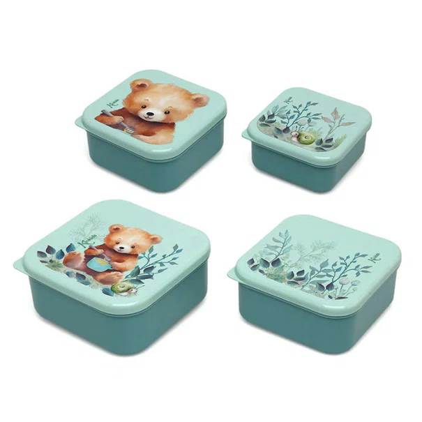 Φαγητοδοχεία (Σετ 4τμχ) Kiokids Little Beer 4187