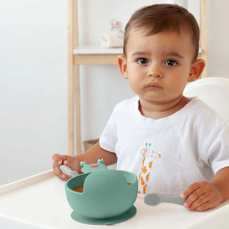 Μπολ Σιλικόνης (Φ9) Kiokids Σαλιγκάρι Μέντα 4184 Παιδικά Είδη Φαγητού & Αξεσουάρ Σερβιρίσματος Βρεφικά Πιάτα - Spitishop