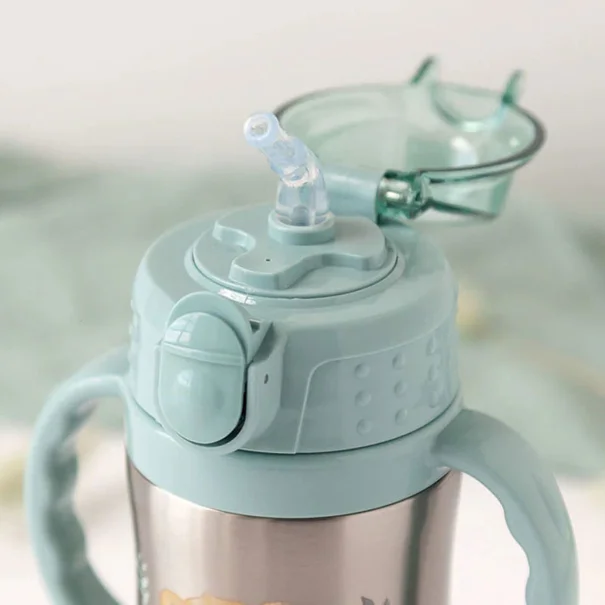 Παγούρι - Θερμός 280ml Με Καλαμάκι Kiokids Little Beer 3807