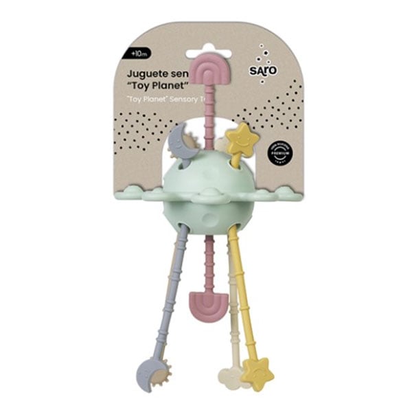 Μασητικό Saro Planet Fun 3318 Βρεφικά Μασητικά για Μωρά - Οδοντοφυία Spitishop