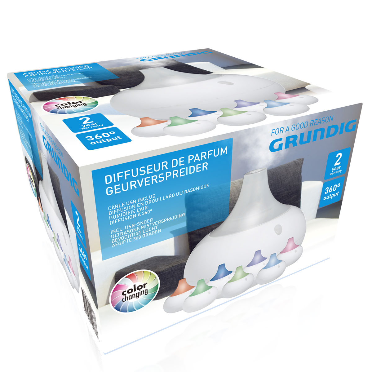 Συσκευή Αρωματοθεραπείας με Φωτισμό Rgb 140Ml Grundig 871125212133 Όσα Αγαπήσατε Περισσότερο Μόλις Ξαναήρθαν - Είναι Πάλι Εδώ τα Διακοσμητικά Που 
