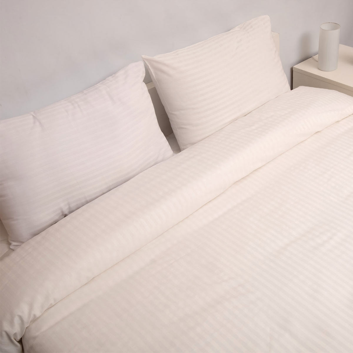 Σεντόνια Ημίδιπλα Με Λάστιχο (Σετ) Viopros Satin Stripe 850