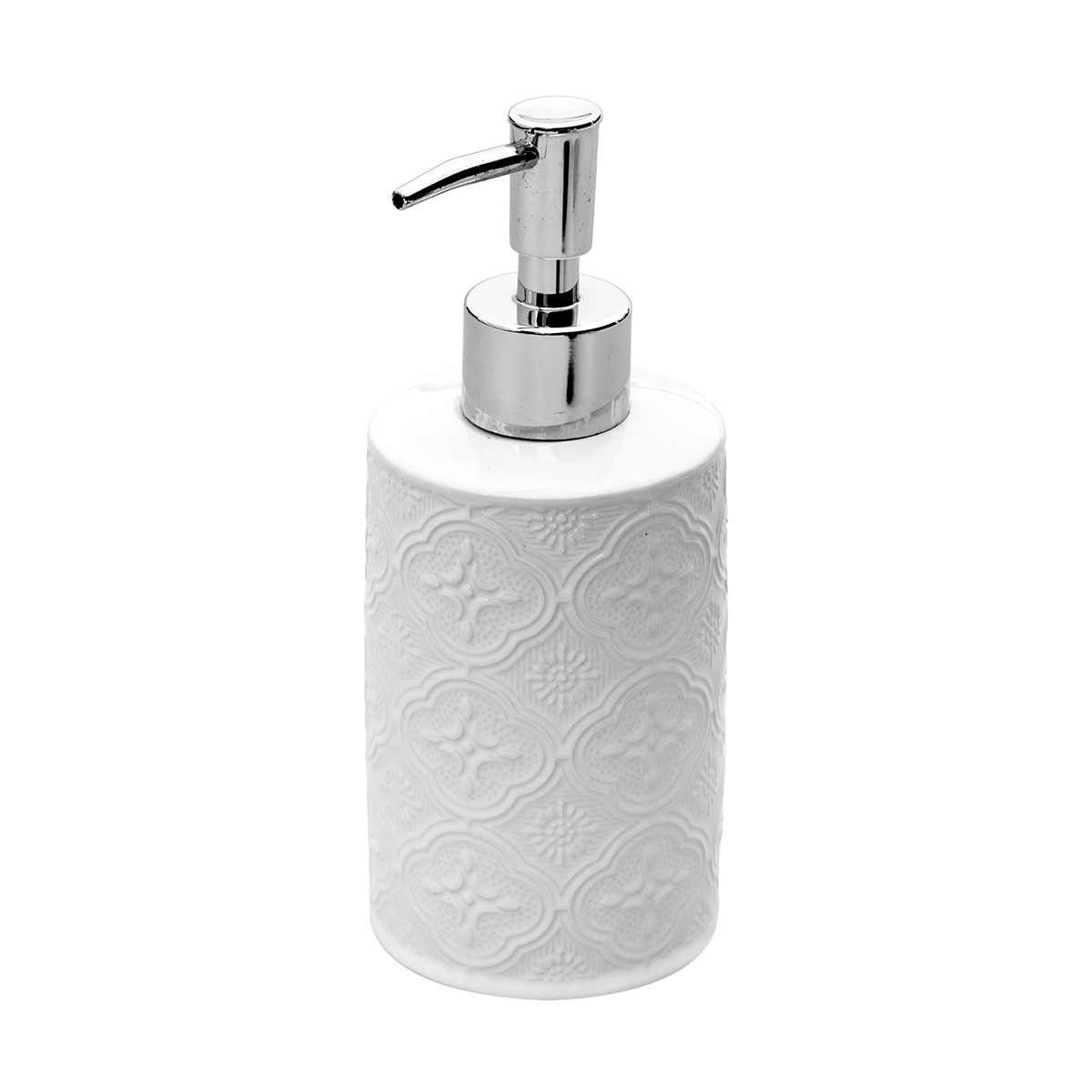 Dispenser Μπάνιου 320ml Homely Boho White 02-6686