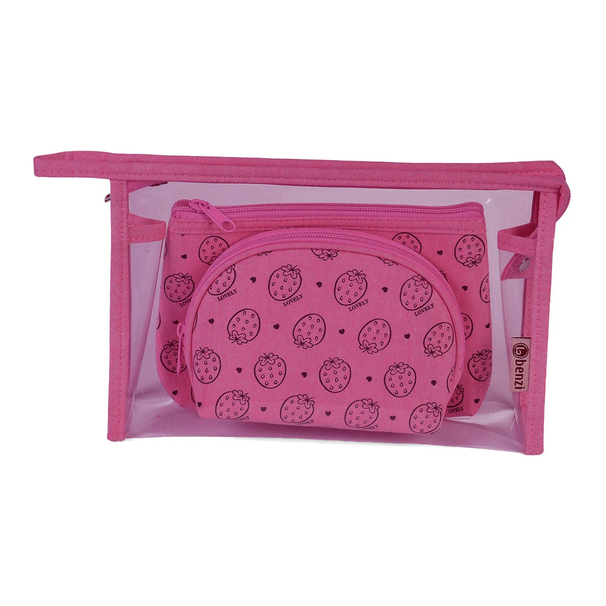 Νεσεσέρ Καλλυντικών (Σετ 3τμχ) Benzi BZ5798 Pink