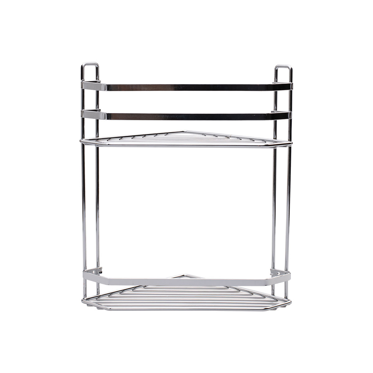 Γωνιακή Ραφιέρα Μπάνιου Διπλή (20 2X20 2X31 7) Estia Elegant Chrome 02-6457 Οργάνωση & Αποθήκευση Ραφιέρες Εταζέρες Γωνιακές Spitishop