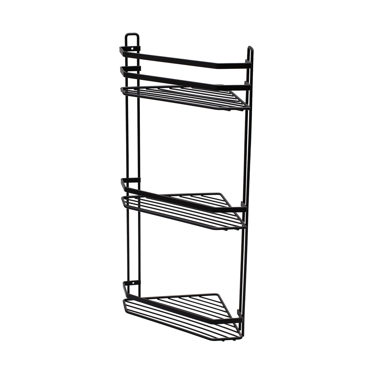 Γωνιακή Ραφιέρα Μπάνιου Τριπλή (27 7X18 1X53 9) Estia Elegant Black 02-6488 Οργάνωση & Αποθήκευση Ραφιέρες Εταζέρες Γωνιακές Spitishop