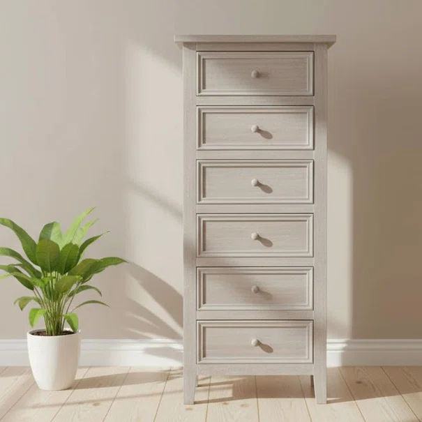 Συρταριέρα 6 Θέσεων (45x35x113) A-S Charme Natural 102214C