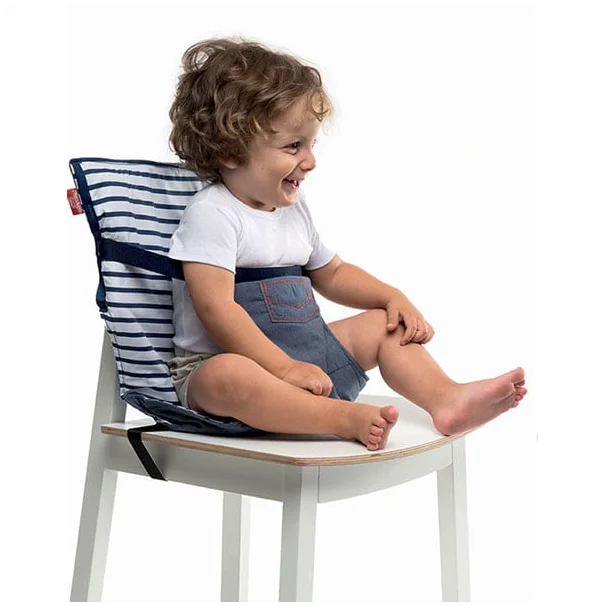 Φορητό Καθισματάκι Φαγητού (6+ Μηνών) Baby To Love Pocket Chair Μπλε Ριγέ BTL301293