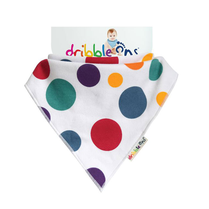 Σαλιάρα-Μπαντάνα 6+ Μηνών Sock Ons Circus Spots