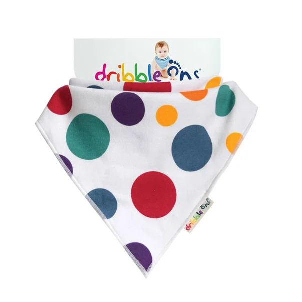 Σαλιάρα-Μπαντάνα 6+ Μηνών Sock Ons Circus Spots