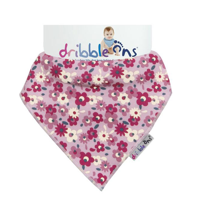 Σαλιάρα-Μπαντάνα 6+ Μηνών Sock Ons Floral Ditsy