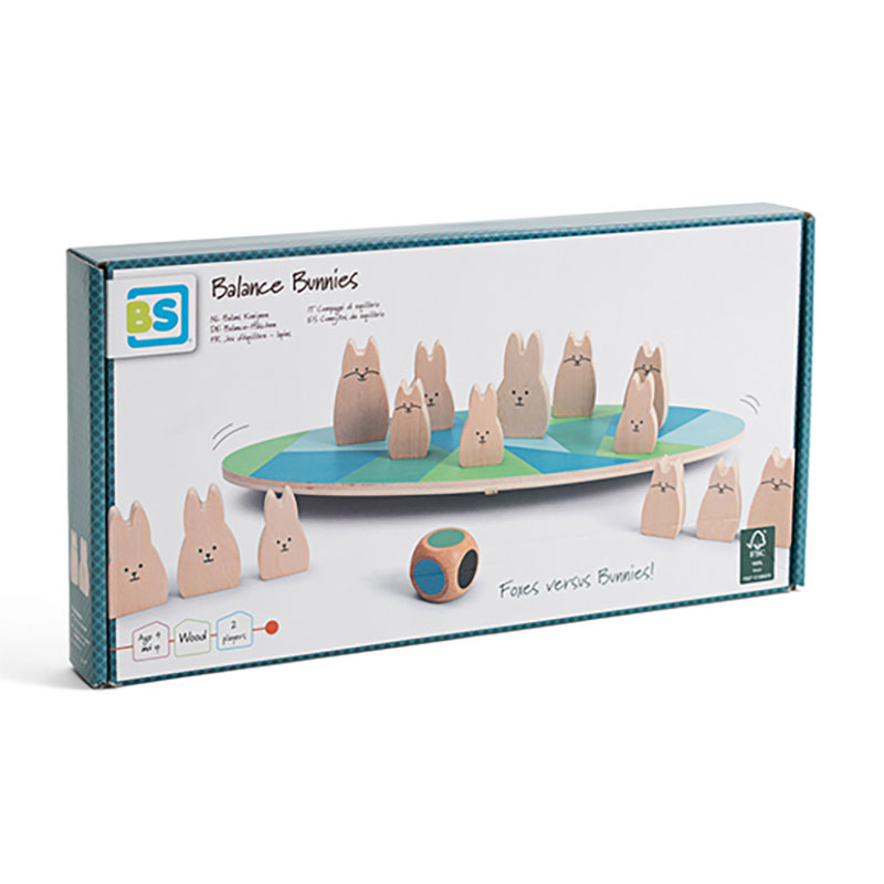 Ξύλινο Επιτραπέζιο Παιχνίδι Bs Toys Αλεπούδες Vs Κουνελάκια Ga460 Παιχνίδια Ξύλινα Spitishop