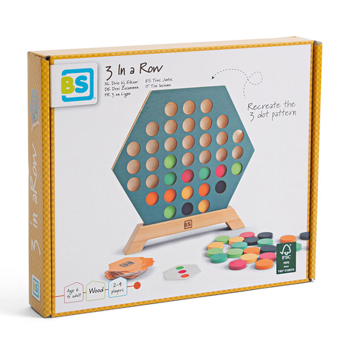 Ξύλινο Επιτραπέζιο Παιχνίδι Bs Toys 3 Στη Σειρά Ga456 Παιχνίδια Ξύλινα Spitishop
