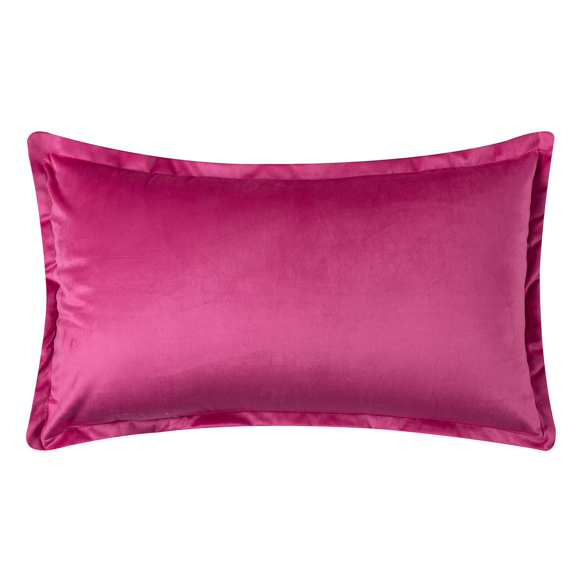 Διακοσμητική Μαξιλαροθήκη Βελουτέ (35x60) Silk Fashion A804 Φούξια