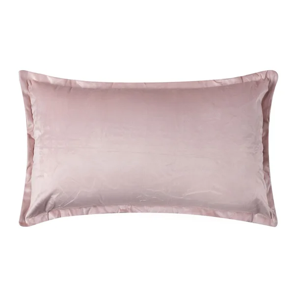 Διακοσμητική Μαξιλαροθήκη Βελουτέ (35x60) Silk Fashion A804 Πούδρα