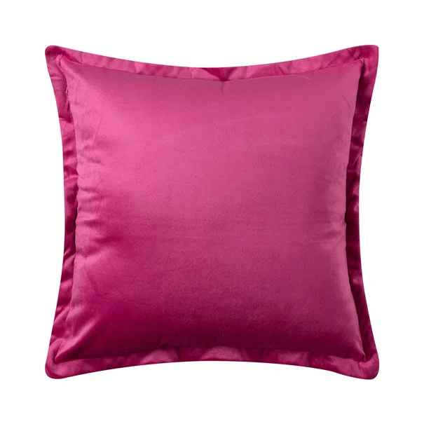 Διακοσμητική Μαξιλαροθήκη Βελουτέ (45x45) Silk Fashion A804 Φούξια