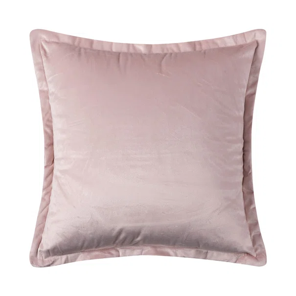 Διακοσμητική Μαξιλαροθήκη Βελουτέ (45x45) Silk Fashion A804 Πούδρα