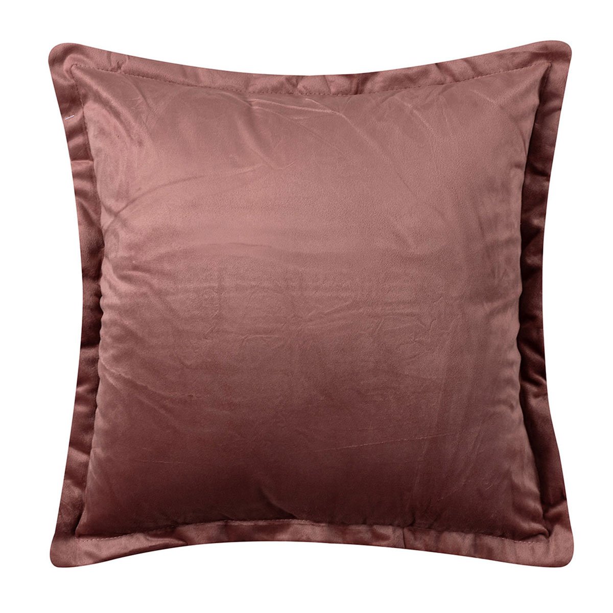 Διακοσμητική Μαξιλαροθήκη Βελουτέ (45x45) Silk Fashion A804 Σάπιο Μήλο